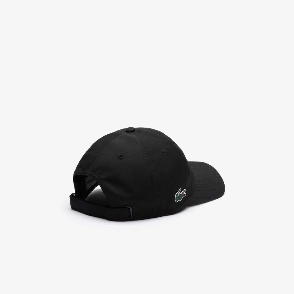 Black Lacoste SPORT Lightweight Cap | MGYALP-794