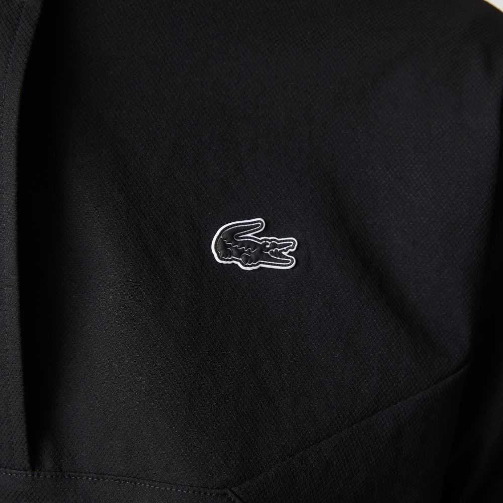 Black Lacoste SPORT Loose Fit Track Jacket | VGTZKF-245