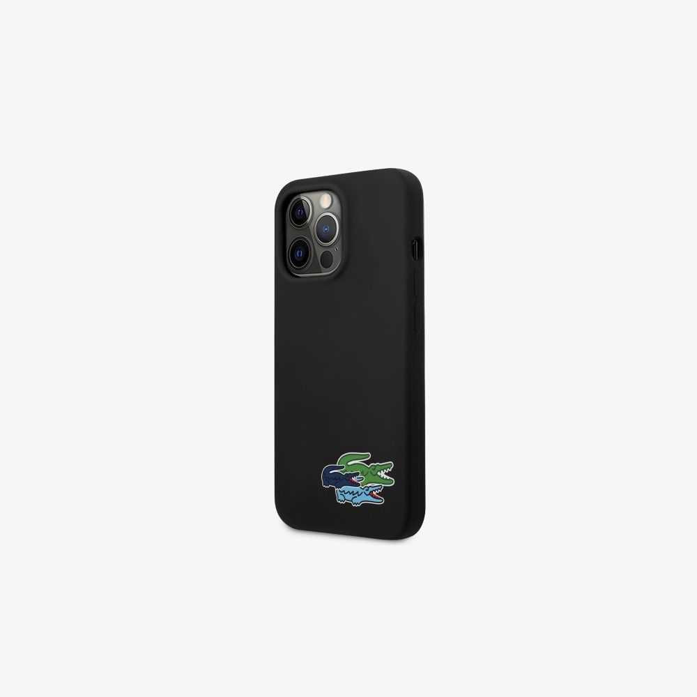 Black Lacoste Silicone iPhone 14 Pro Case | CEIFRA-317