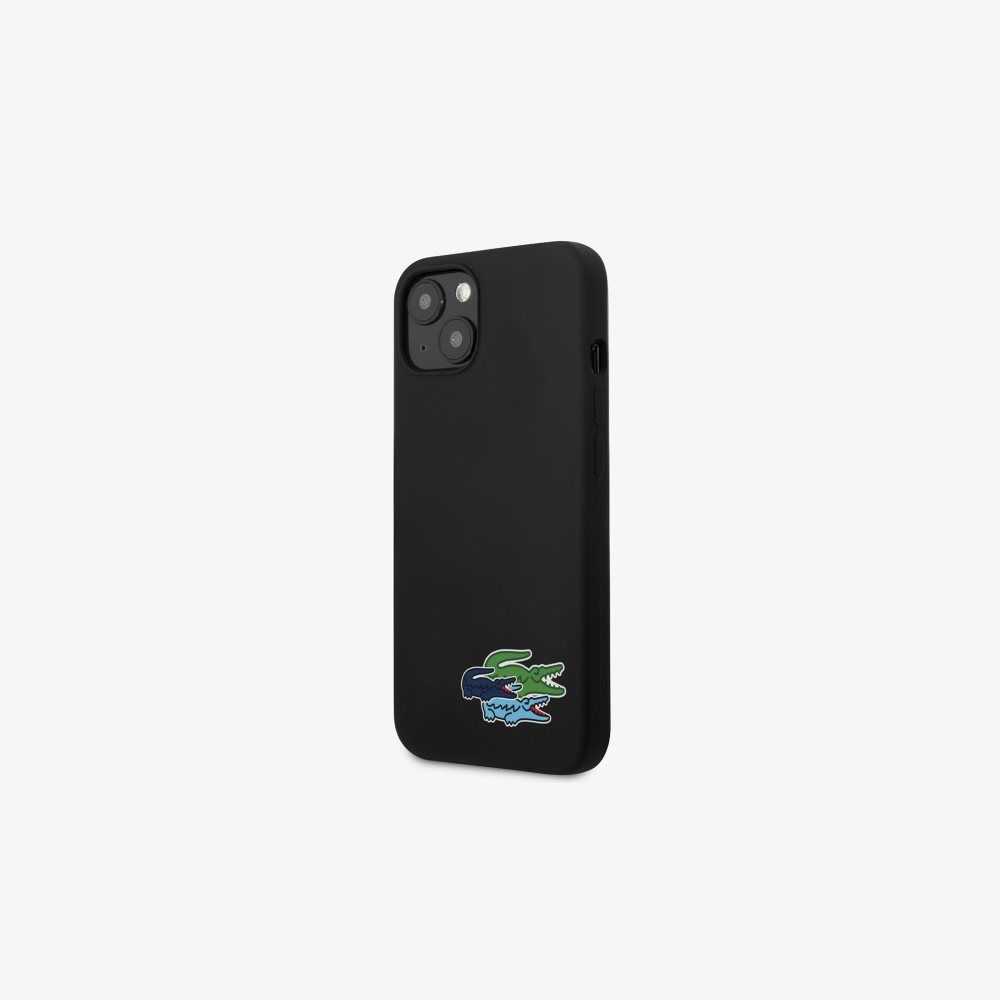 Black Lacoste silicone iPhone 14 Case | KURTXH-142