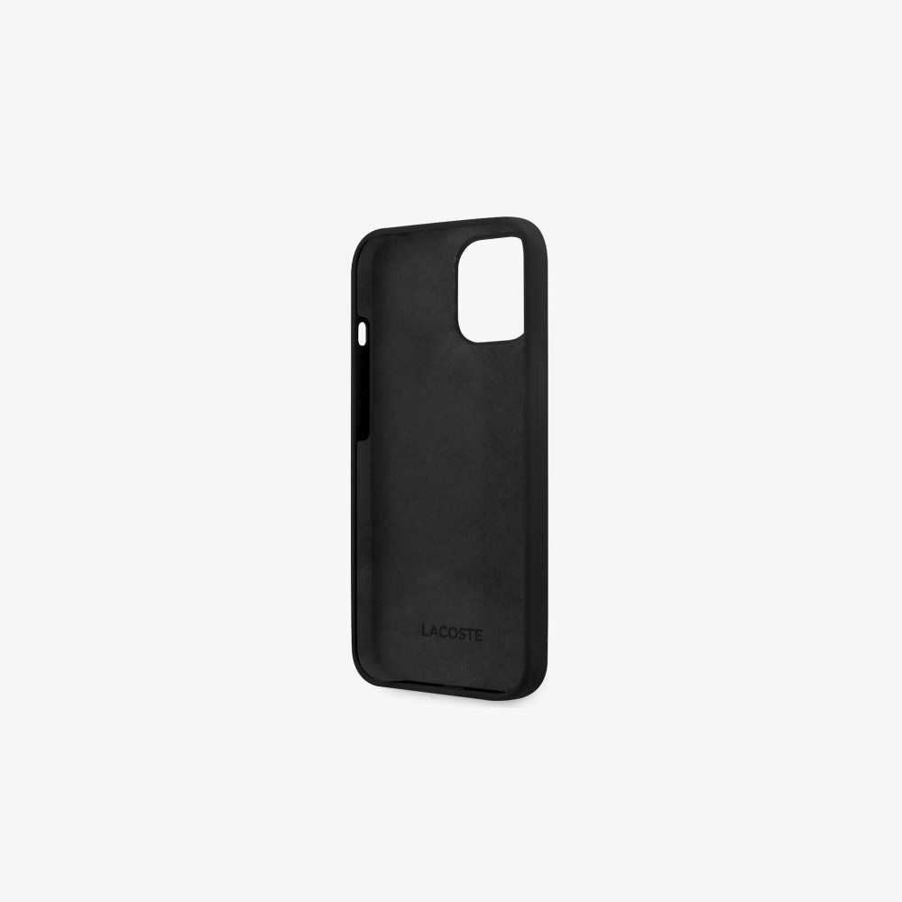 Black Lacoste silicone iPhone 14 Case | KURTXH-142