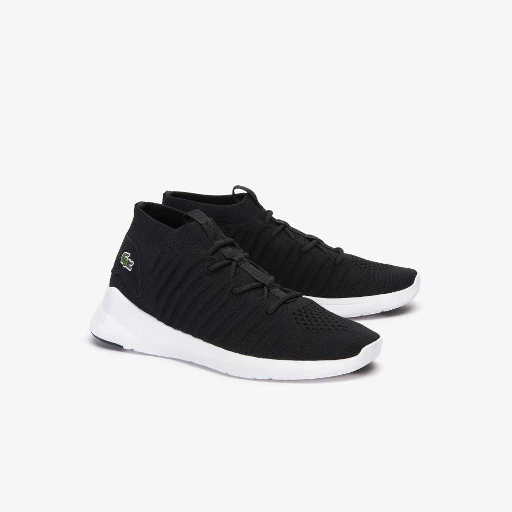 Black/White Lacoste LT Fit-Flex Sneakers | XDPVHK-718