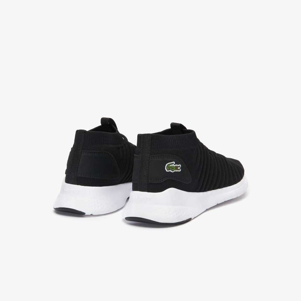 Black/White Lacoste LT Fit-Flex Sneakers | XDPVHK-718