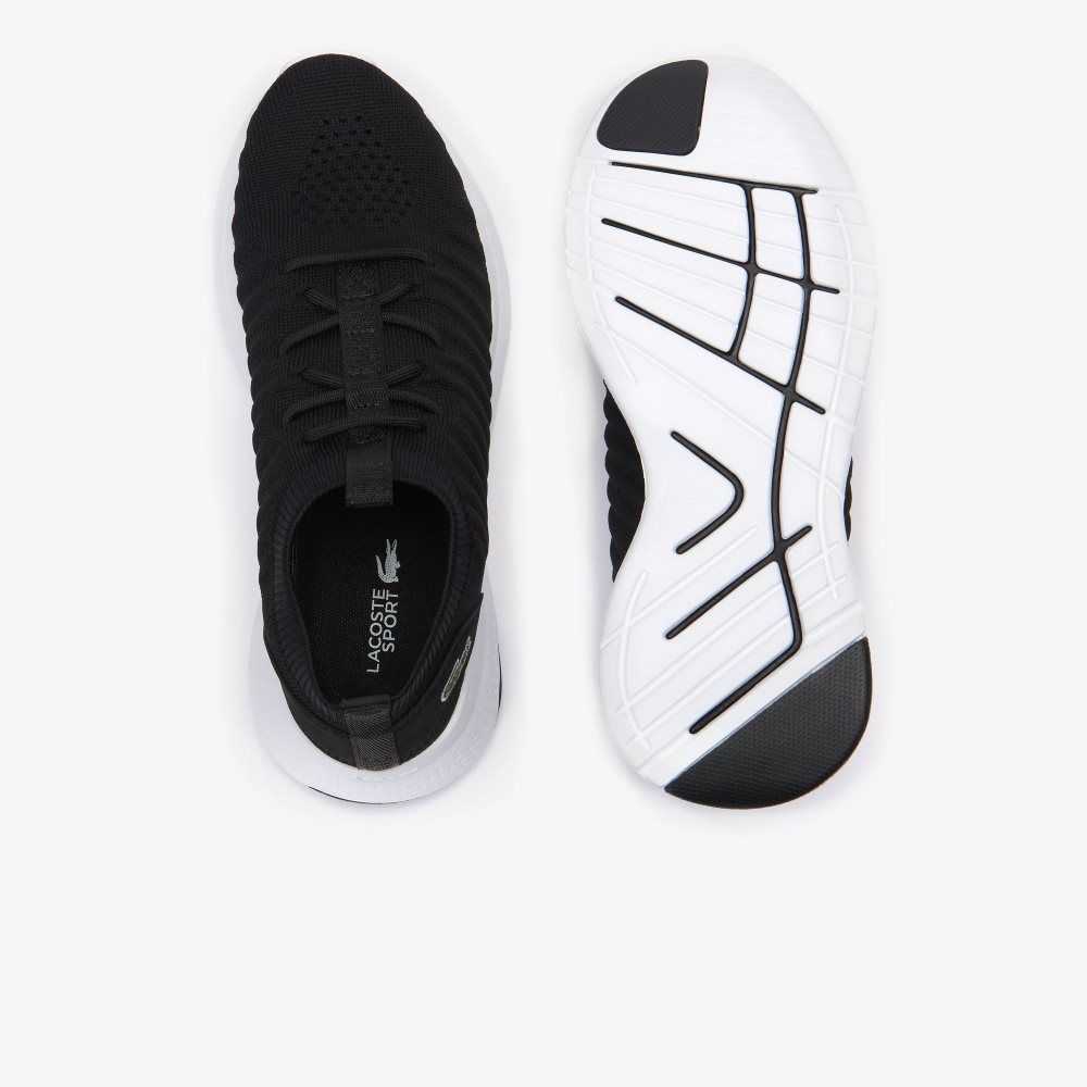 Black/White Lacoste LT Fit-Flex Sneakers | XDPVHK-718