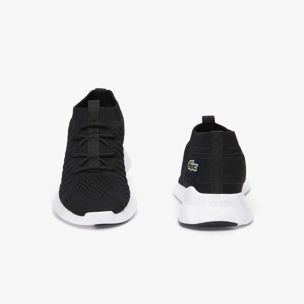 Black/White Lacoste LT Fit-Flex Sneakers | XDPVHK-718