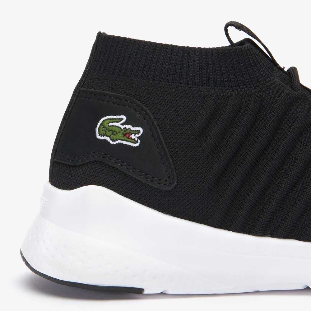 Black/White Lacoste LT Fit-Flex Sneakers | XDPVHK-718