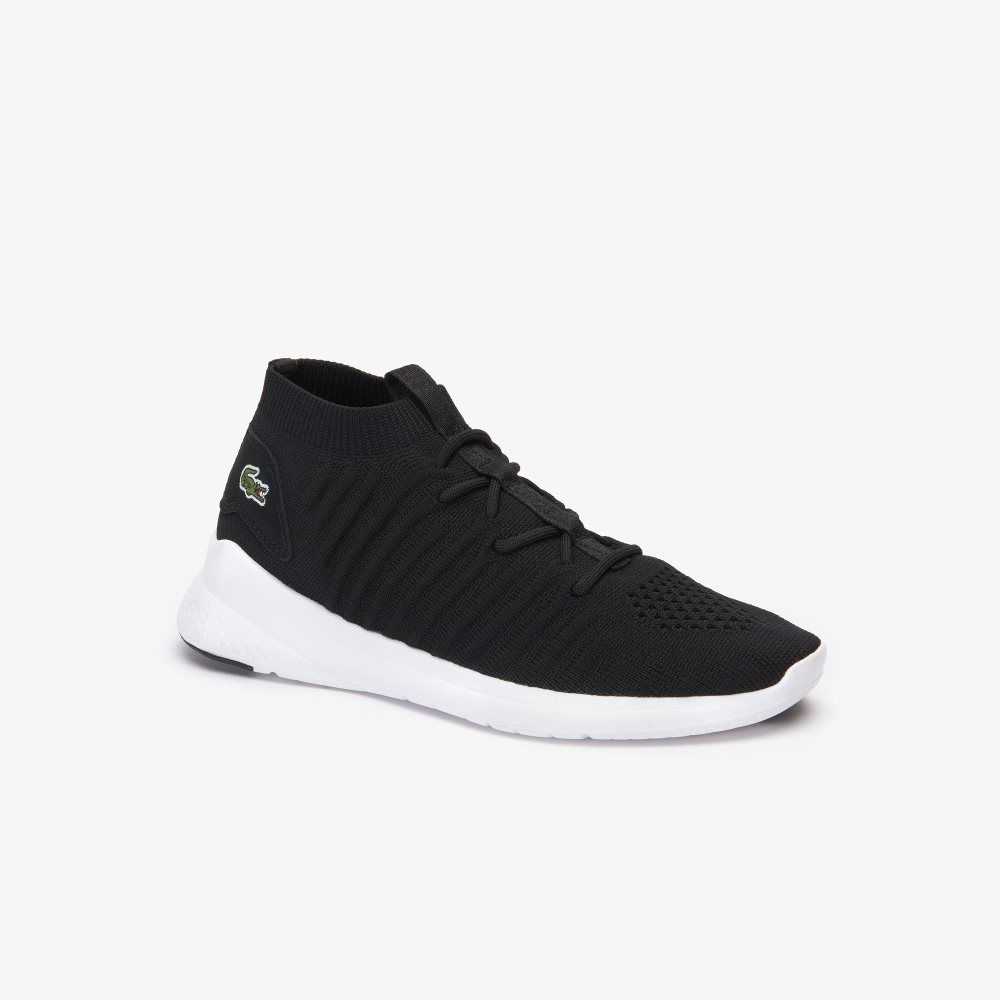 Black/White Lacoste LT Fit-Flex Sneakers | XDPVHK-718