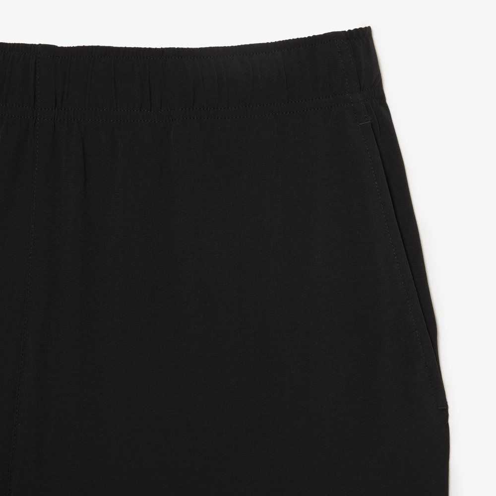 Black / White Lacoste SPORT Ultra-Light Shorts | FLCARK-908