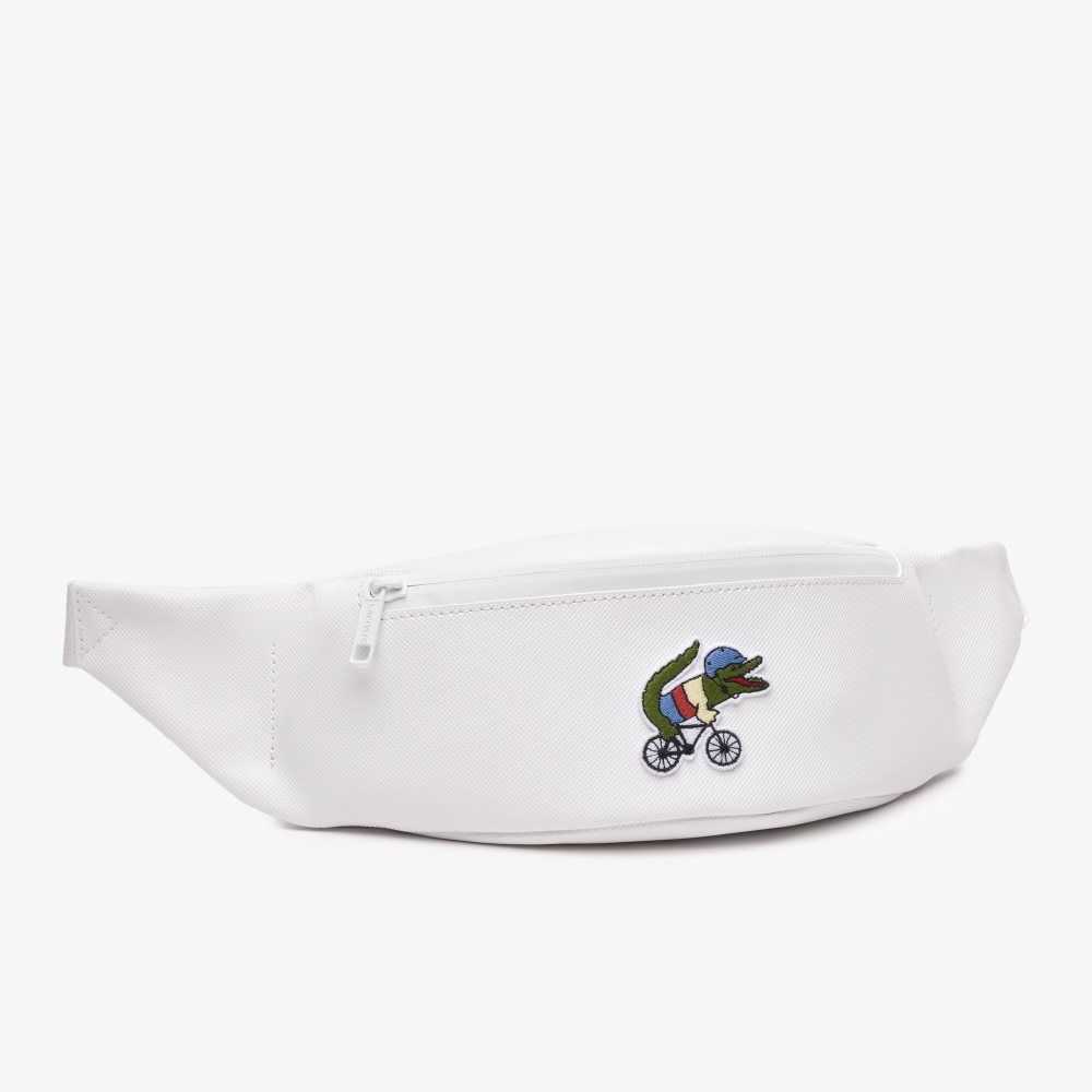 Blc Croco Sex Education Lacoste x Netflix Croc Print Belt Bag | PEQALR-986