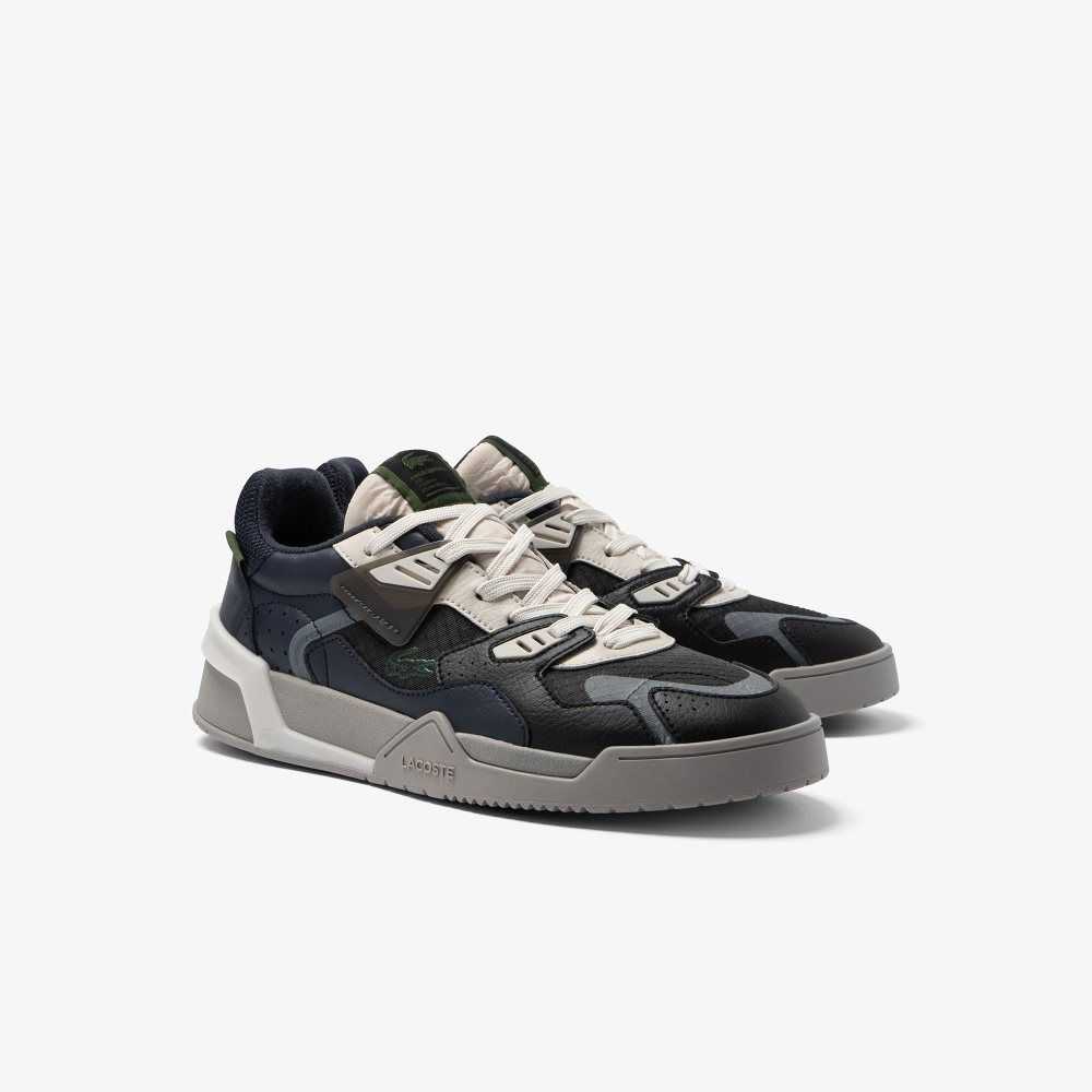 Blk/Nvy Lacoste LT125 Leather Sneakers | OMEZKV-842