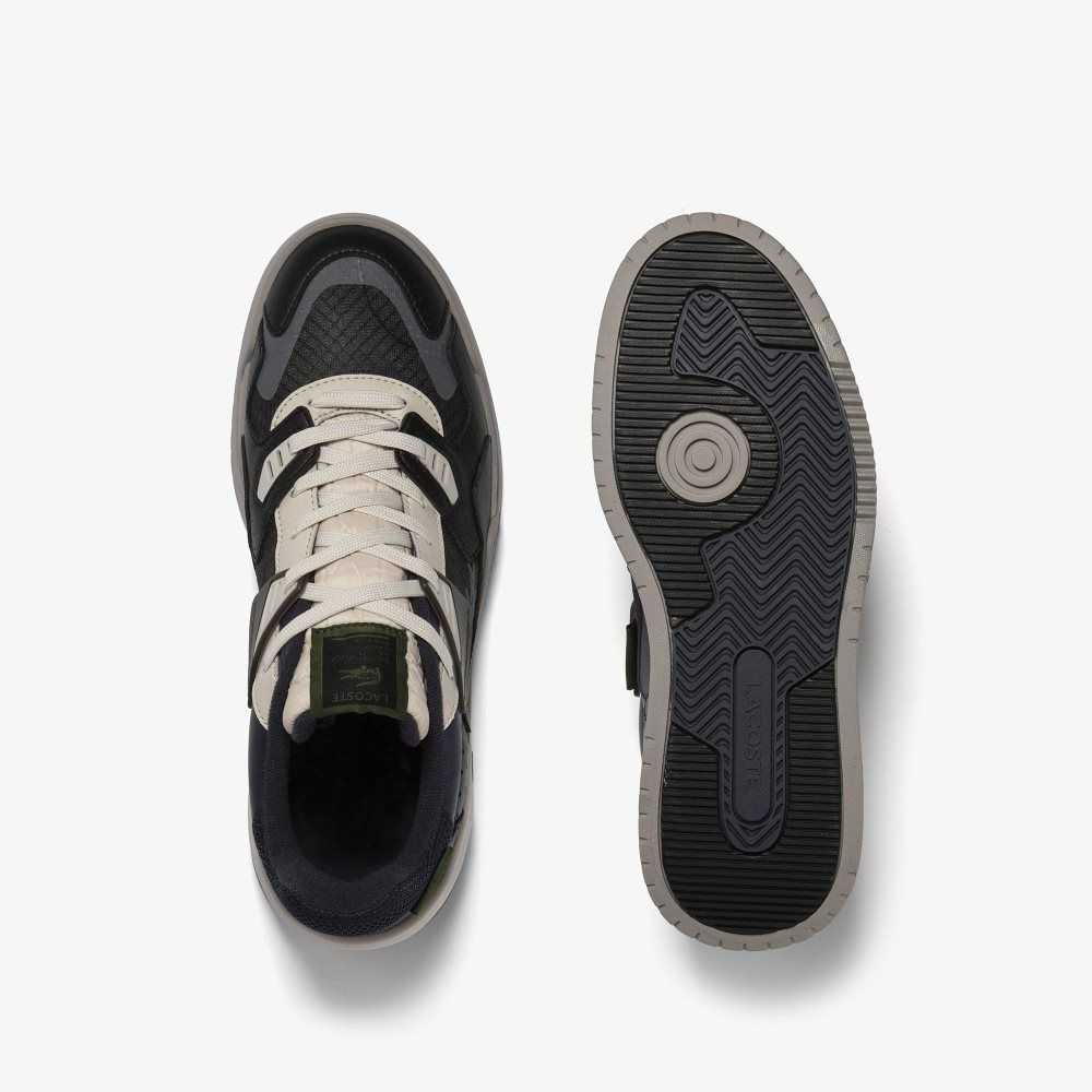 Blk/Nvy Lacoste LT125 Leather Sneakers | OMEZKV-842