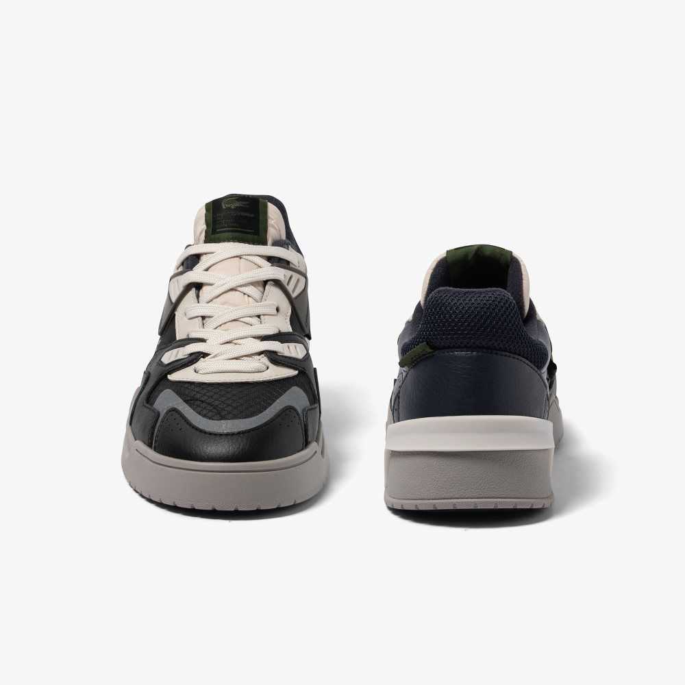 Blk/Nvy Lacoste LT125 Leather Sneakers | OMEZKV-842