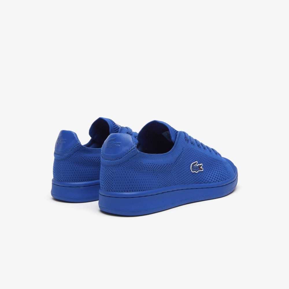 Blu/Blu Lacoste Carnaby Pique Heel Pop Sneakers | JCBGLD-354