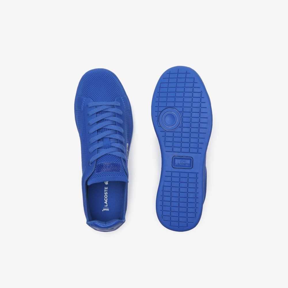 Blu/Blu Lacoste Carnaby Pique Heel Pop Sneakers | JCBGLD-354