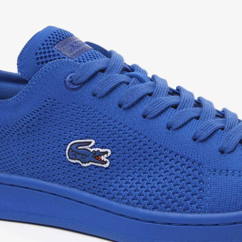 Blu/Blu Lacoste Carnaby Pique Heel Pop Sneakers | JCBGLD-354