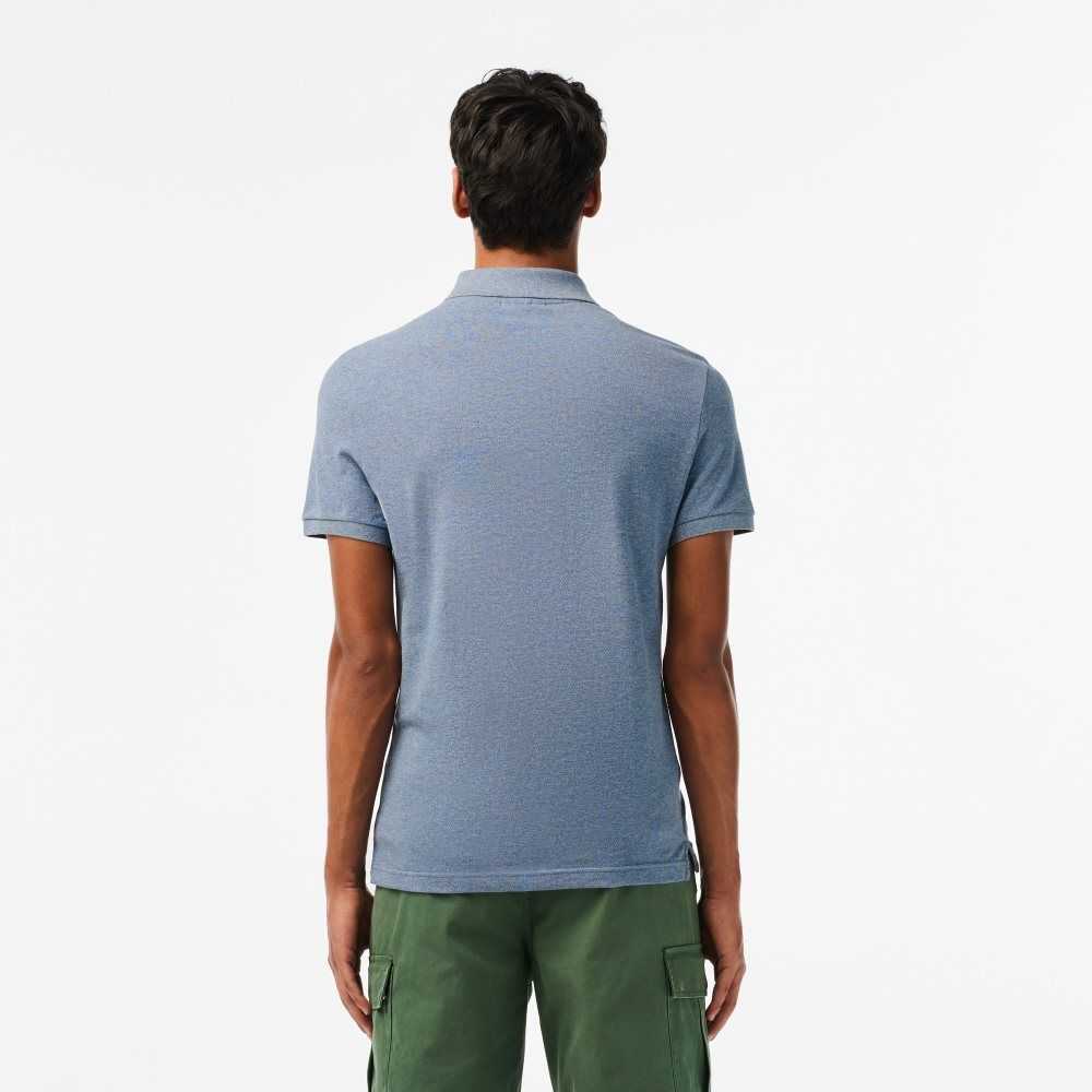 Blue Chine Lacoste Original L.12.12 Slim Fit Petit Pique Cotton Polo | NQOXLC-041