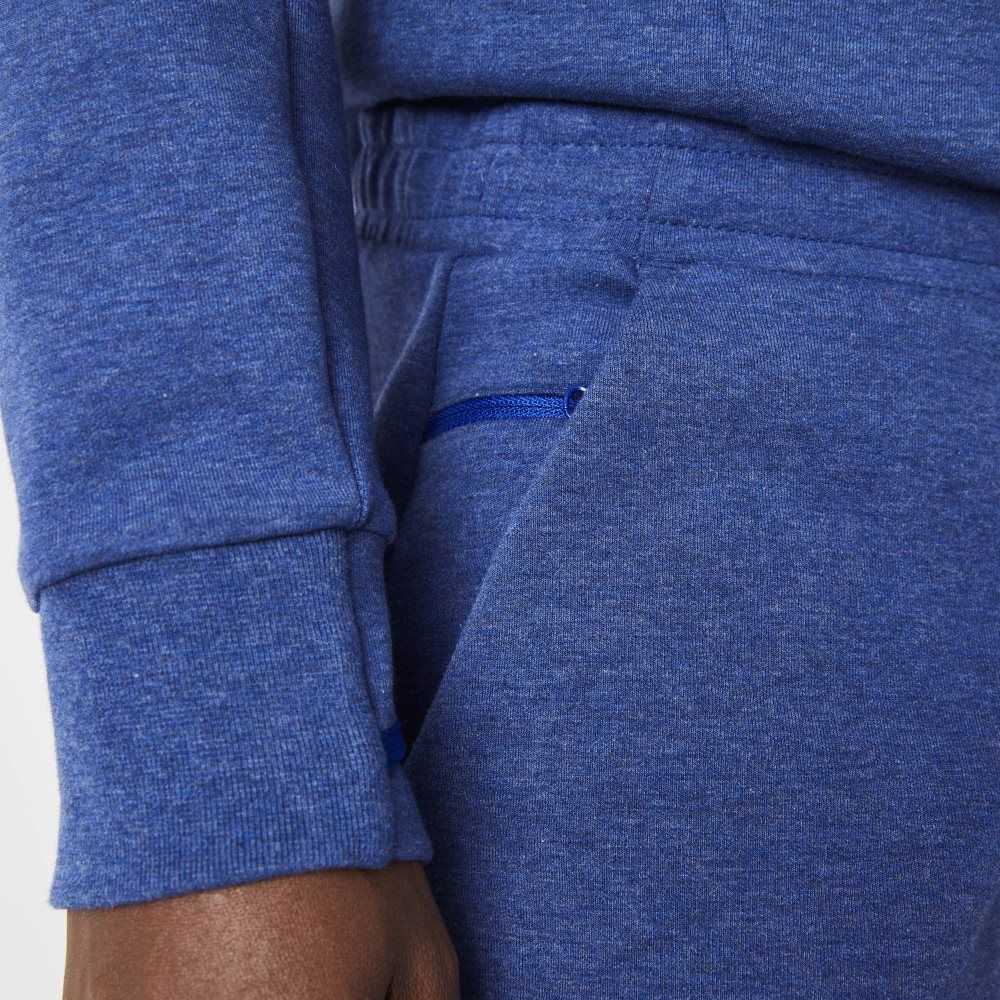 Blue Chine Lacoste Stretch Cotton Blend Shorts | GAYDSR-798