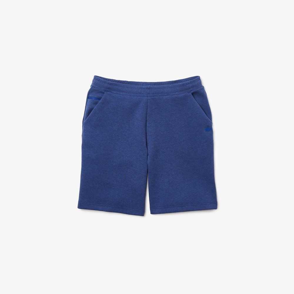 Blue Chine Lacoste Stretch Cotton Blend Shorts | GAYDSR-798