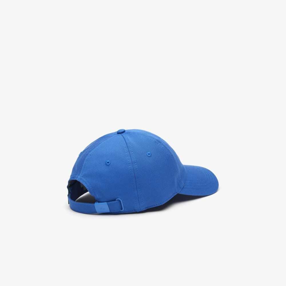 Blue Lacoste Adjustable Organic Cotton Twill Cap | IOHSFM-960