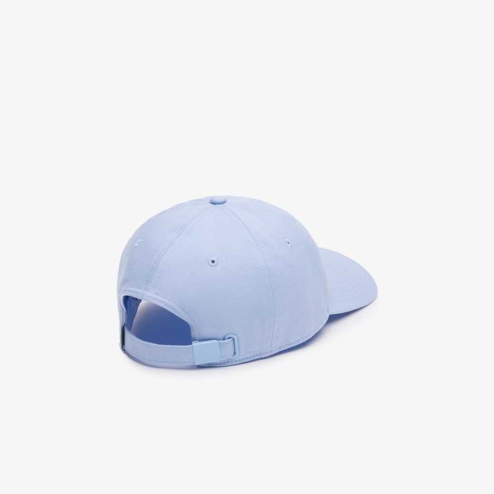 Blue Lacoste Adjustable Organic Cotton Twill Cap | WMIEKD-925