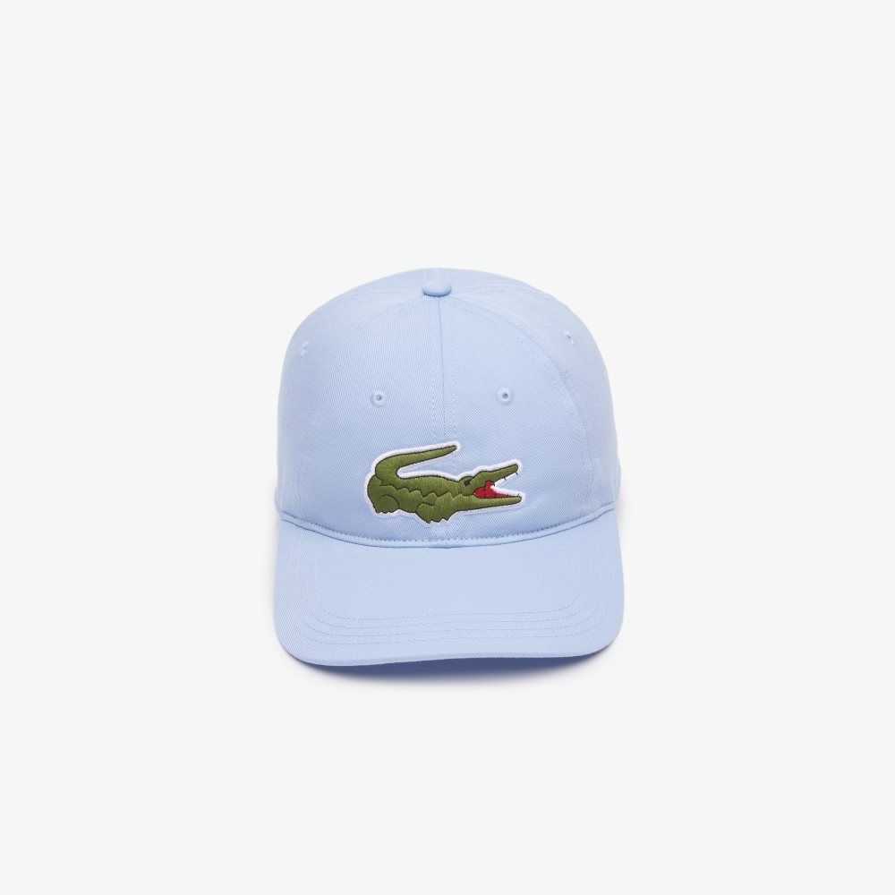 Blue Lacoste Adjustable Organic Cotton Twill Cap | WMIEKD-925