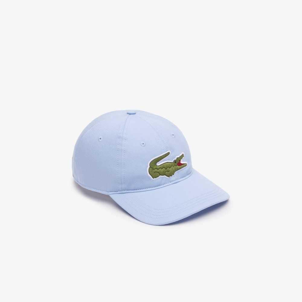 Blue Lacoste Adjustable Organic Cotton Twill Cap | WMIEKD-925