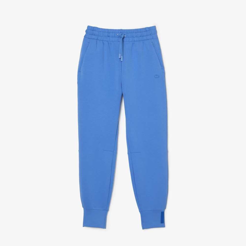 Blue Lacoste Cotton Jersey Trackpants | OPVAKS-726