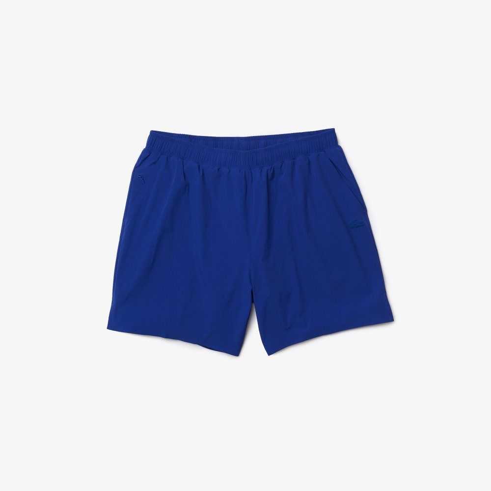 Blue Lacoste Light Swim Trunks | DVRTCX-652