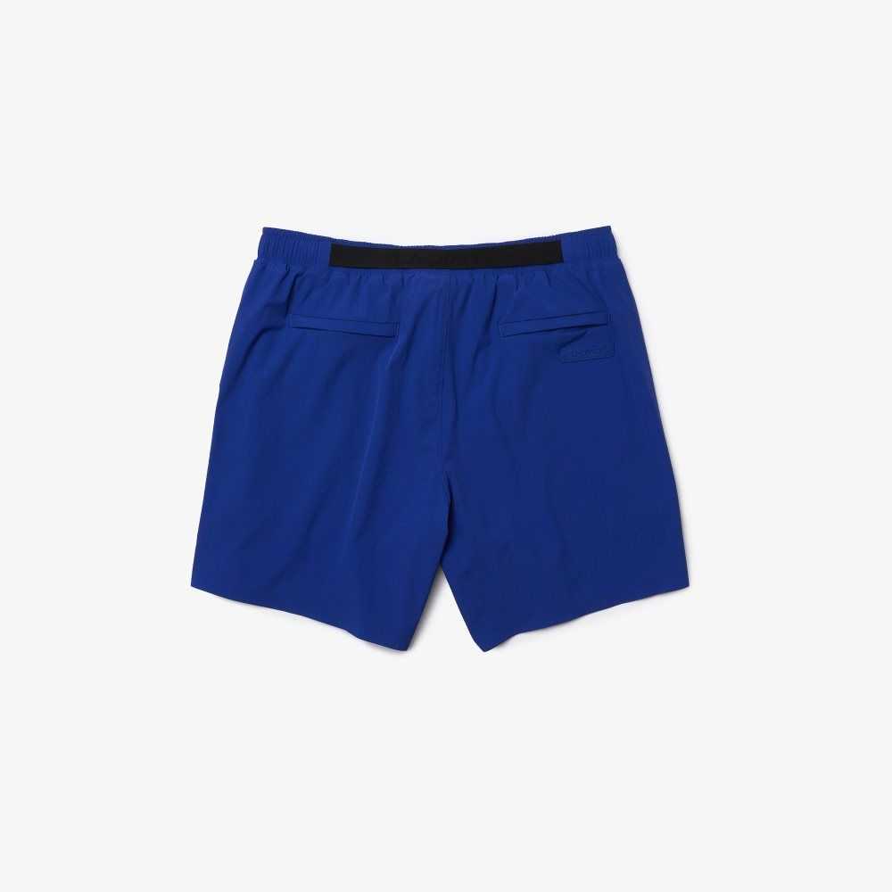 Blue Lacoste Light Swim Trunks | DVRTCX-652