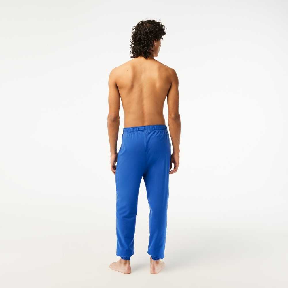 Blue Lacoste Lightweight Lounge Pants | FTAZUC-485