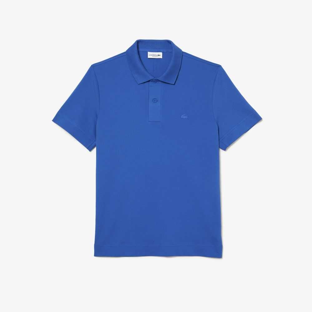 Blue Lacoste Movement Ultra Light Pique Polo | OEKXYG-345