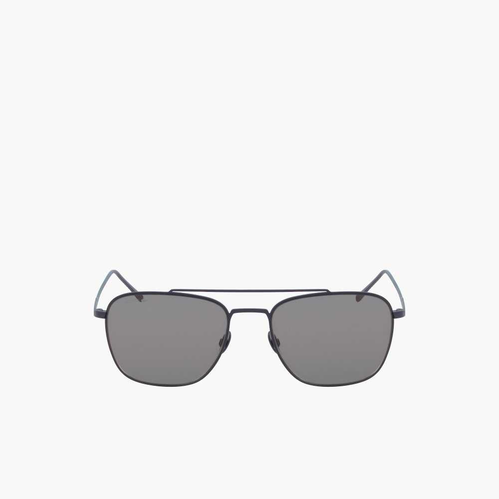 Blue Lacoste Navigator Sunglasses | MNYDKW-075