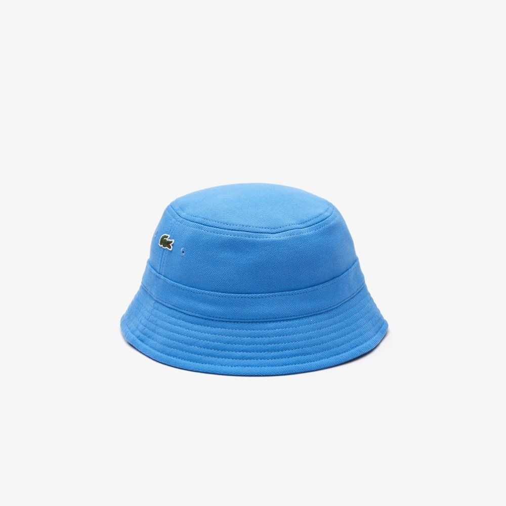 Blue Lacoste Organic Cotton Bucket Hat | BJWKPH-163