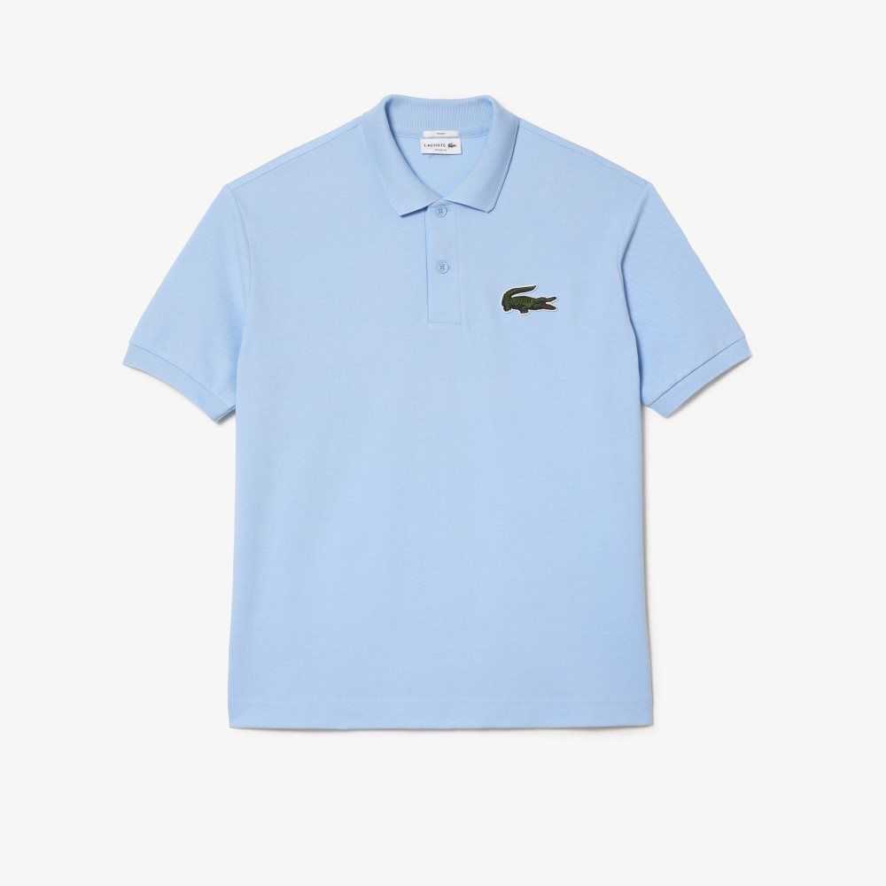 Blue Lacoste Original L.12.12 Loose fit 80's crocodile Polo | BNALGI-093