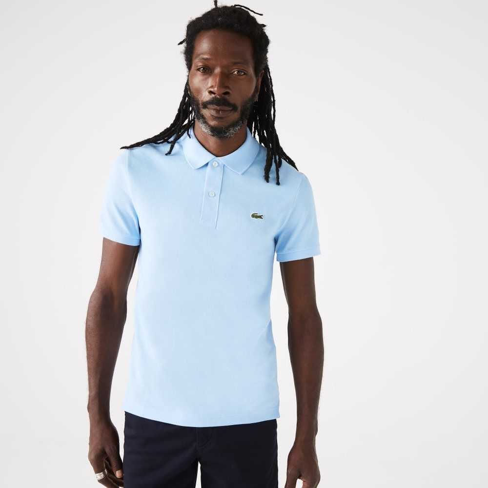 Blue Lacoste Original L.12.12 Slim Fit Petit Pique Cotton Polo | NIPOMD-734