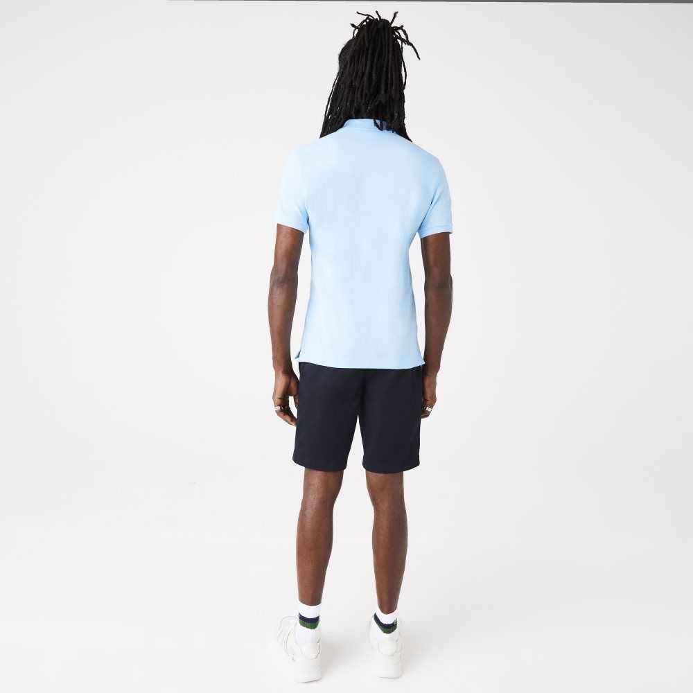 Blue Lacoste Original L.12.12 Slim Fit Petit Pique Cotton Polo | NIPOMD-734