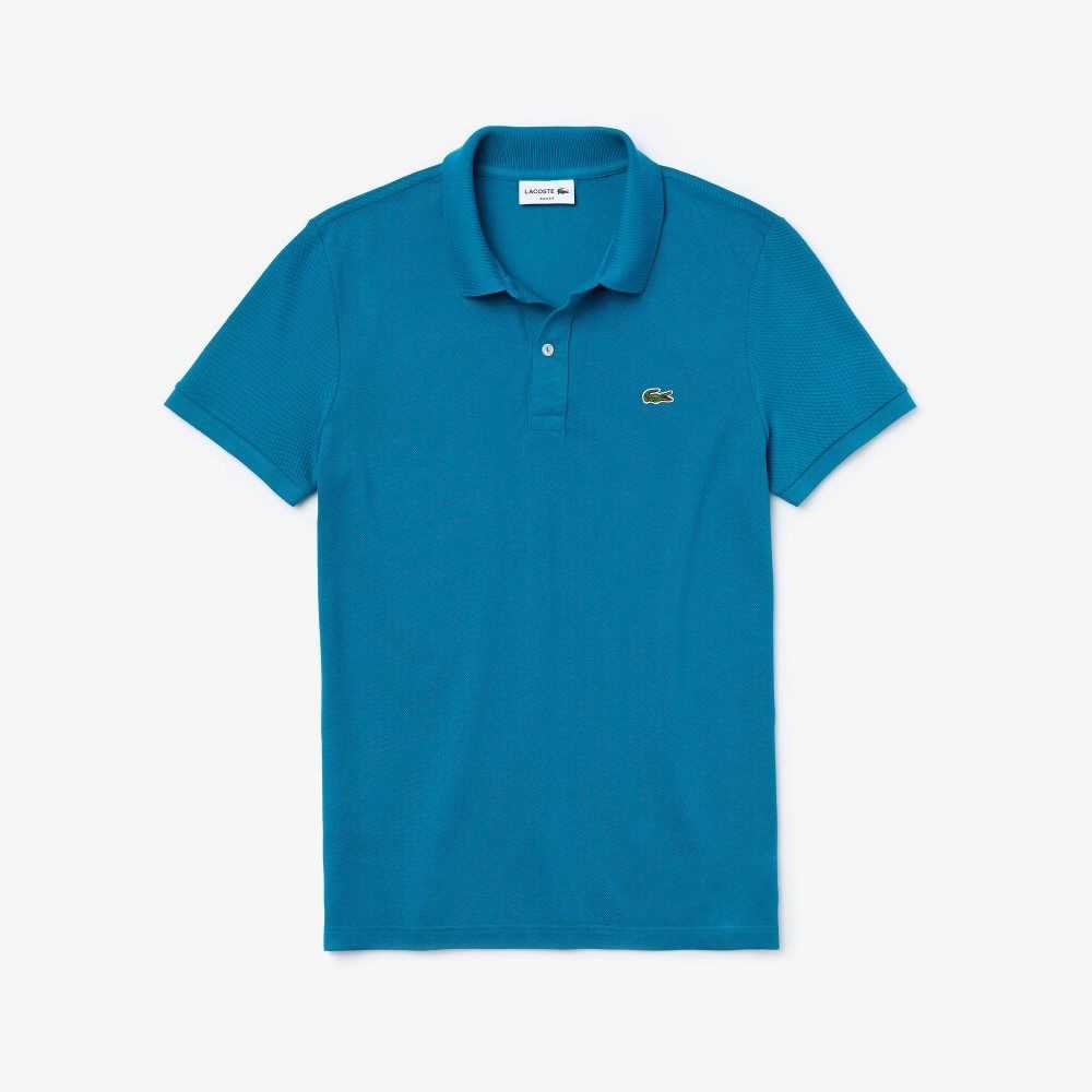 Blue Lacoste Original L.12.12 Slim Fit Petit Pique Cotton Polo | PIFJAX-951