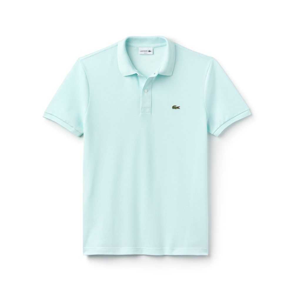 Blue Lacoste Original L.12.12 Slim Fit Petit Pique Cotton Polo | REBOCL-859