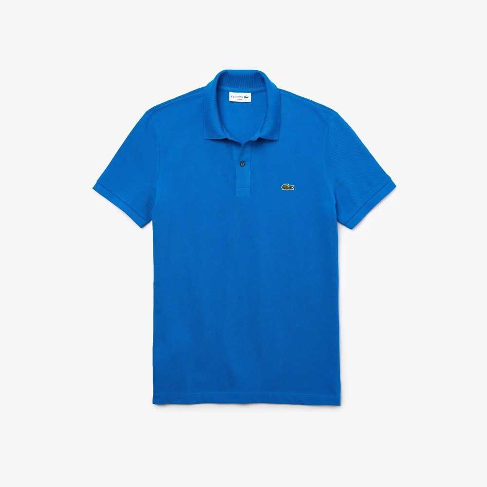 Blue Lacoste Original L.12.12 Slim Fit Petit Pique Cotton Polo | VOJYLZ-179