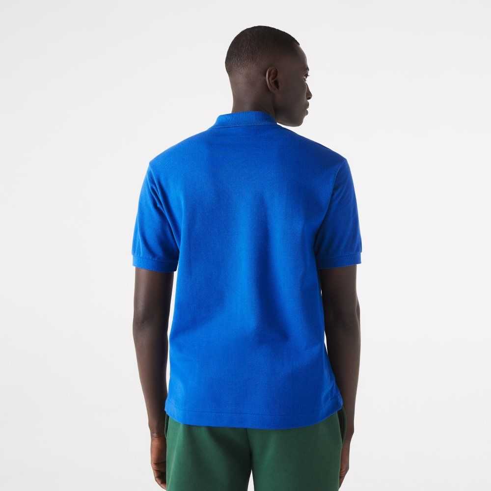 Blue Lacoste Original L.12.12 petit pique cotton Polo | GVXIPM-834