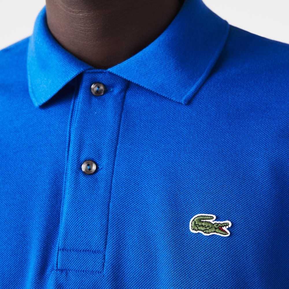 Blue Lacoste Original L.12.12 petit pique cotton Polo | GVXIPM-834