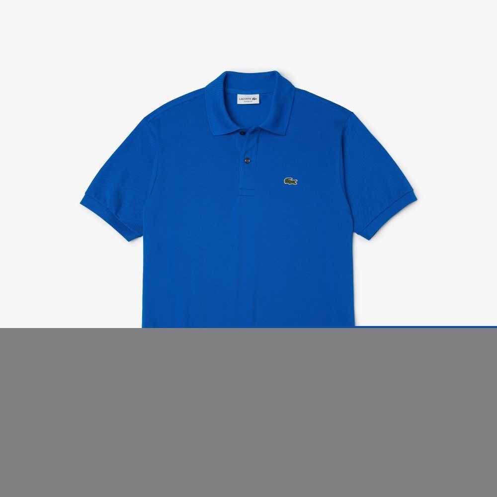 Blue Lacoste Original L.12.12 petit pique cotton Polo | GVXIPM-834