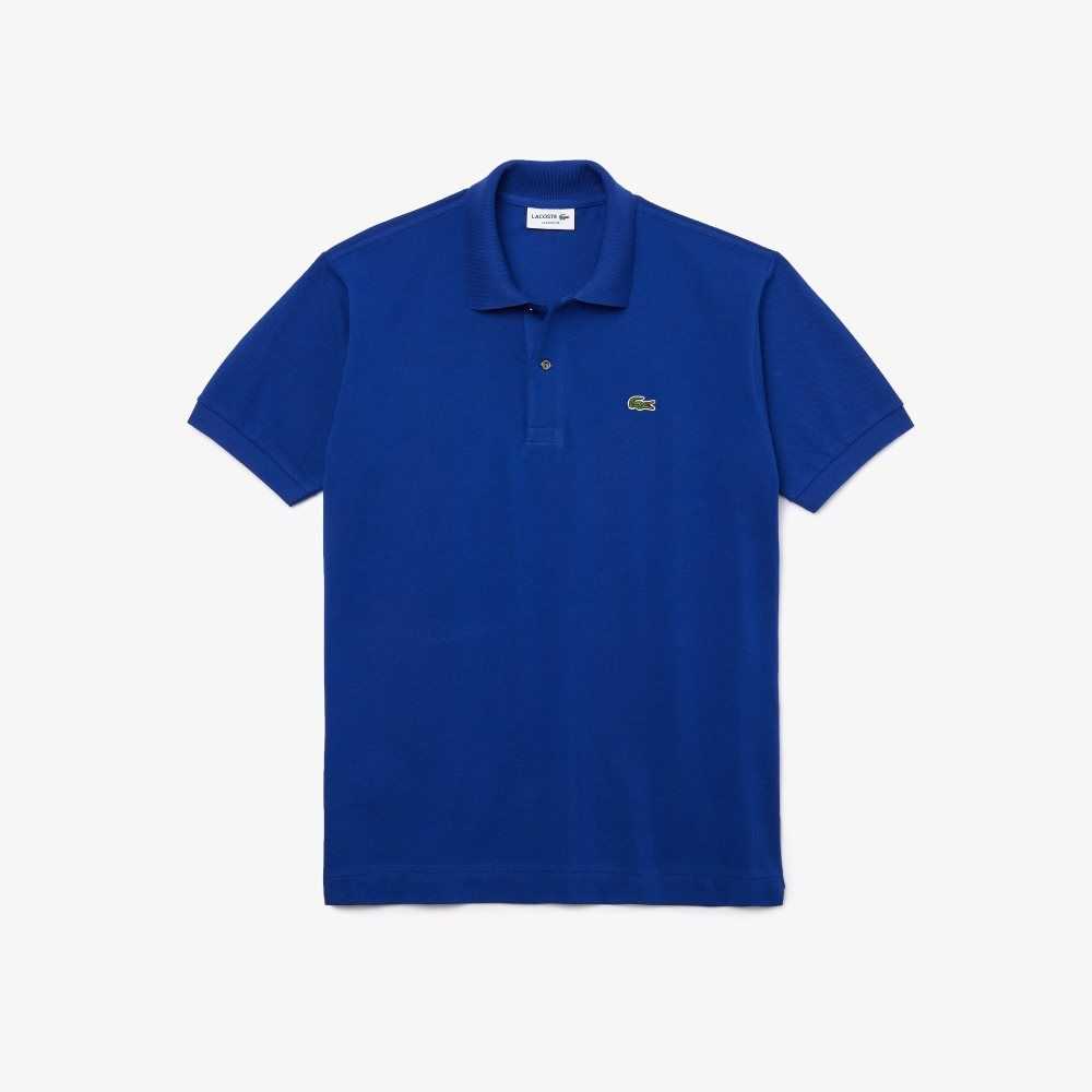 Blue Lacoste Original L.12.12 petit pique cotton Polo | ZXLATY-240