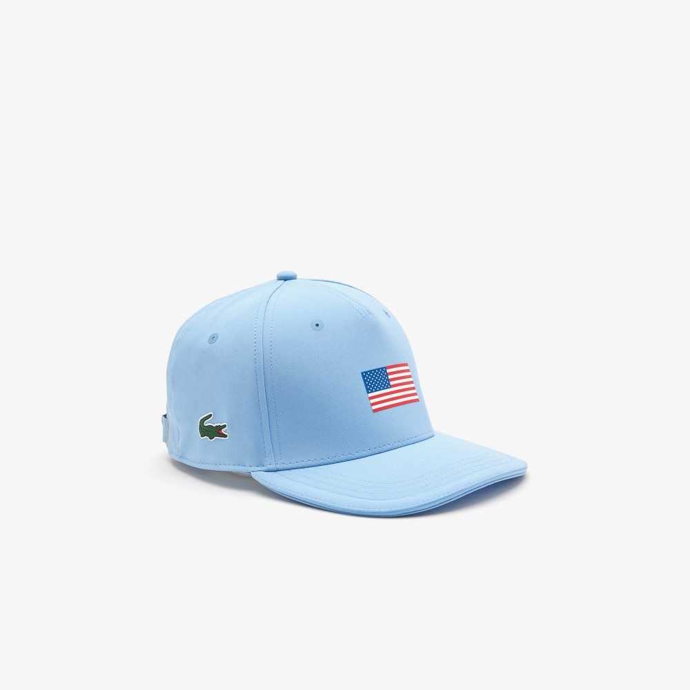 Blue Lacoste Presidents Cup SPORT American Flag Adjustable Cap | EBAWQT-750