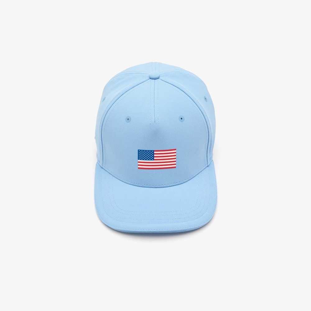 Blue Lacoste Presidents Cup SPORT American Flag Adjustable Cap | EBAWQT-750