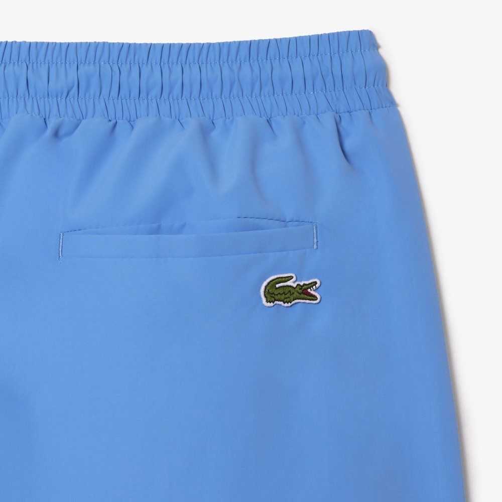 Blue Lacoste Quick-Dry Swim Trunks with Integrated Lining | LRJXQO-749