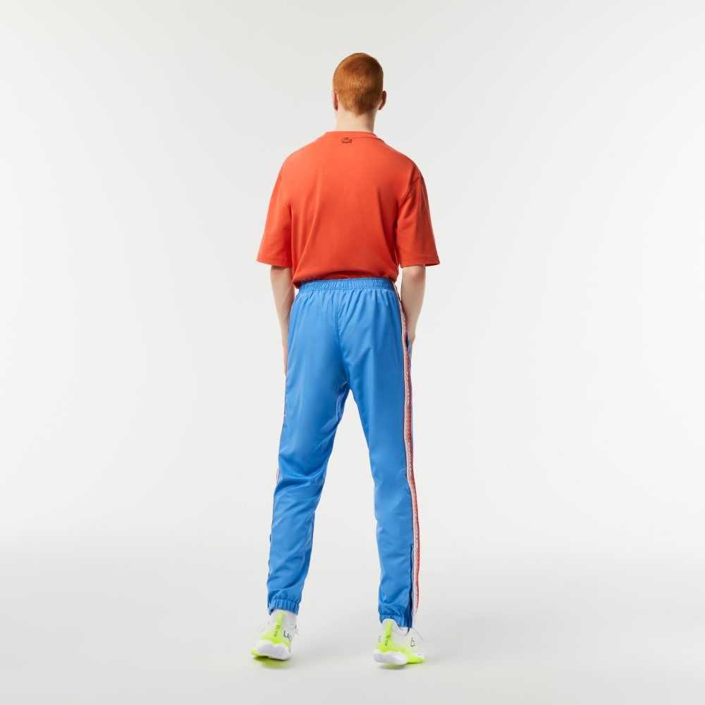 Blue Lacoste Regular Fit Track Pants | WFYXOH-534