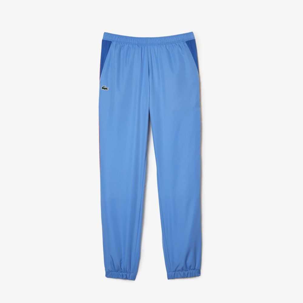 Blue Lacoste Regular Fit Track Pants | WFYXOH-534