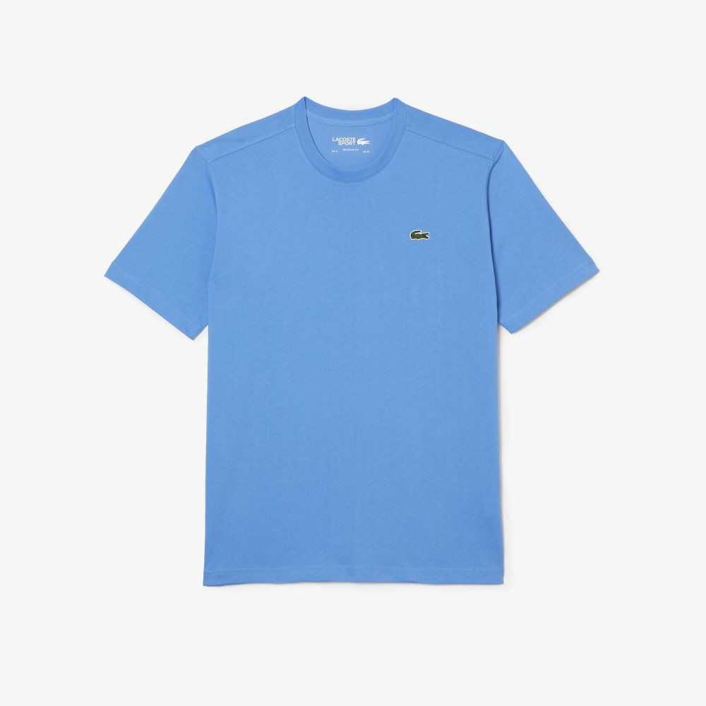 Blue Lacoste SPORT Breathable T-Shirt | AJCPSZ-652