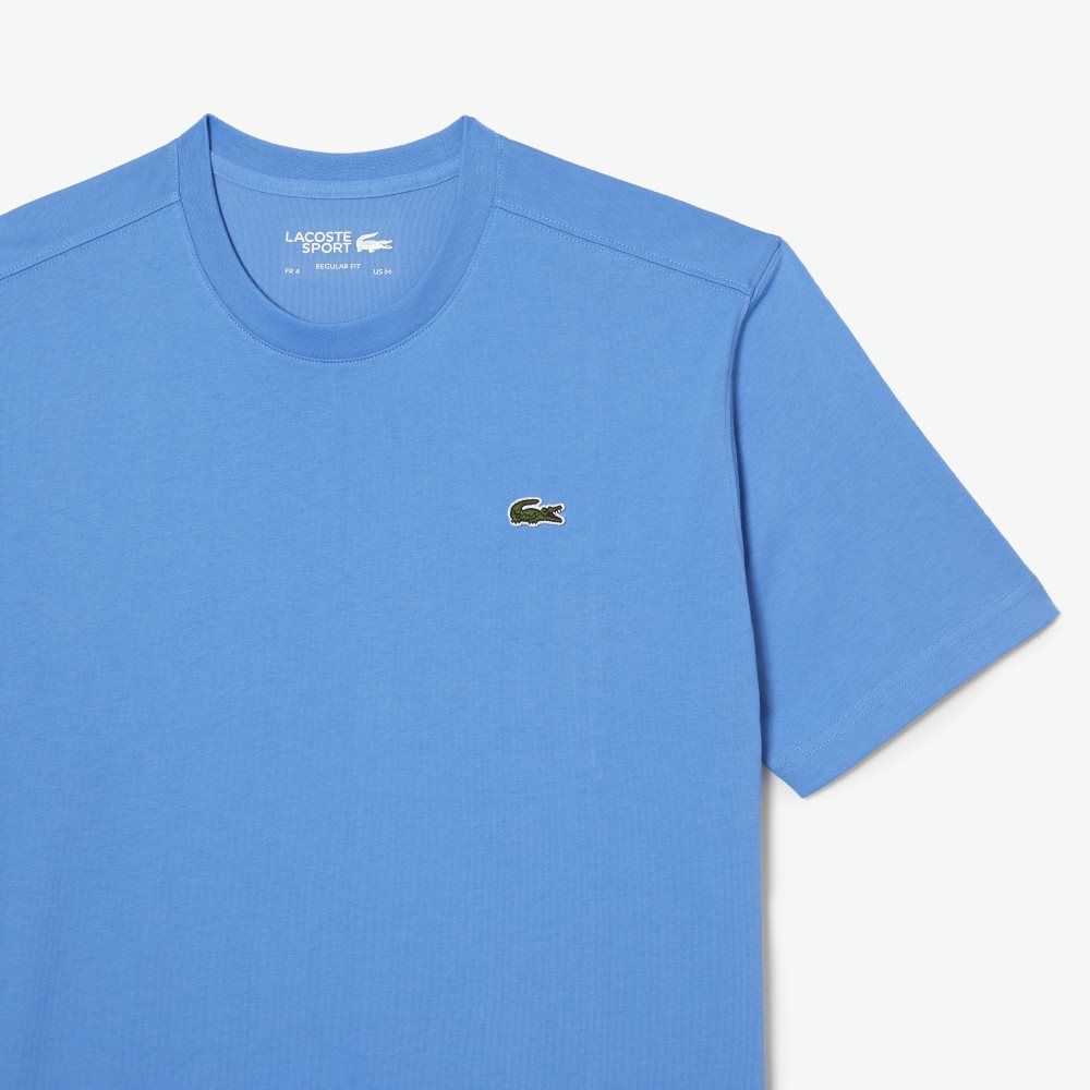 Blue Lacoste SPORT Breathable T-Shirt | AJCPSZ-652